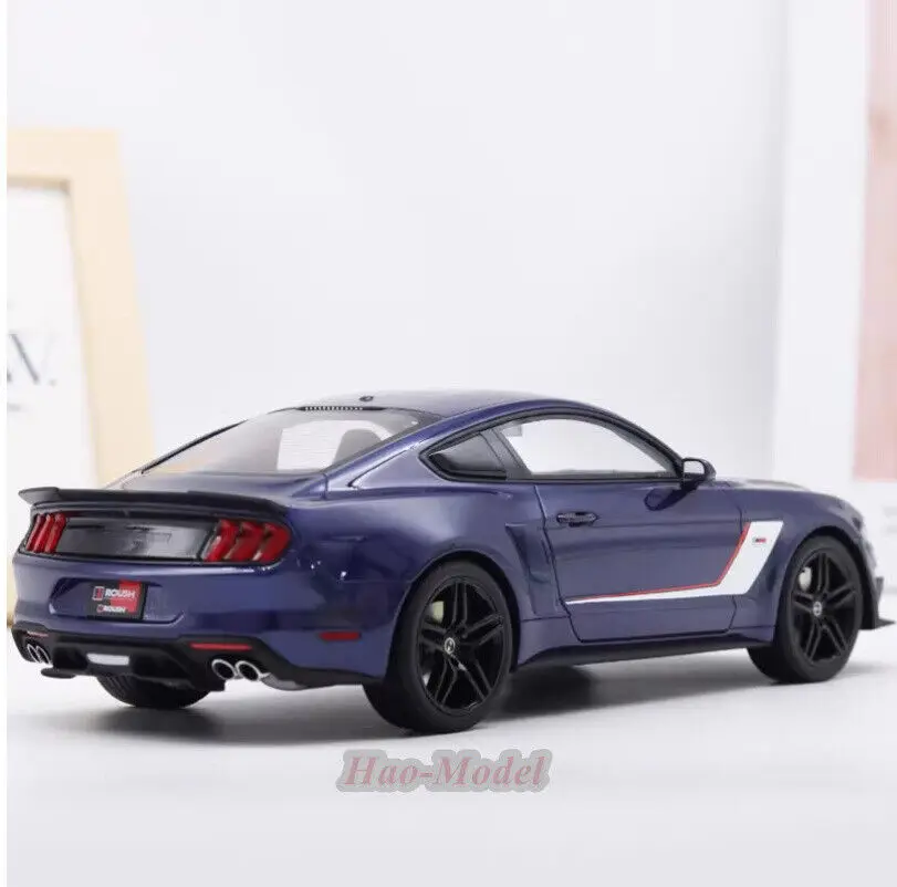 GT Spirit 1/18 For Ford GT Mustang Limited Resin Diecast Model Car Simulation Toys Birthday Gifts Hobby Display Collection Blue