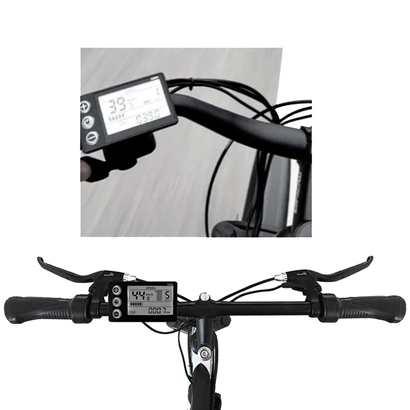 S866 Controller Panel Dashboard Electric Bike LCD Display For E-Bike Scooter(SM Plug)