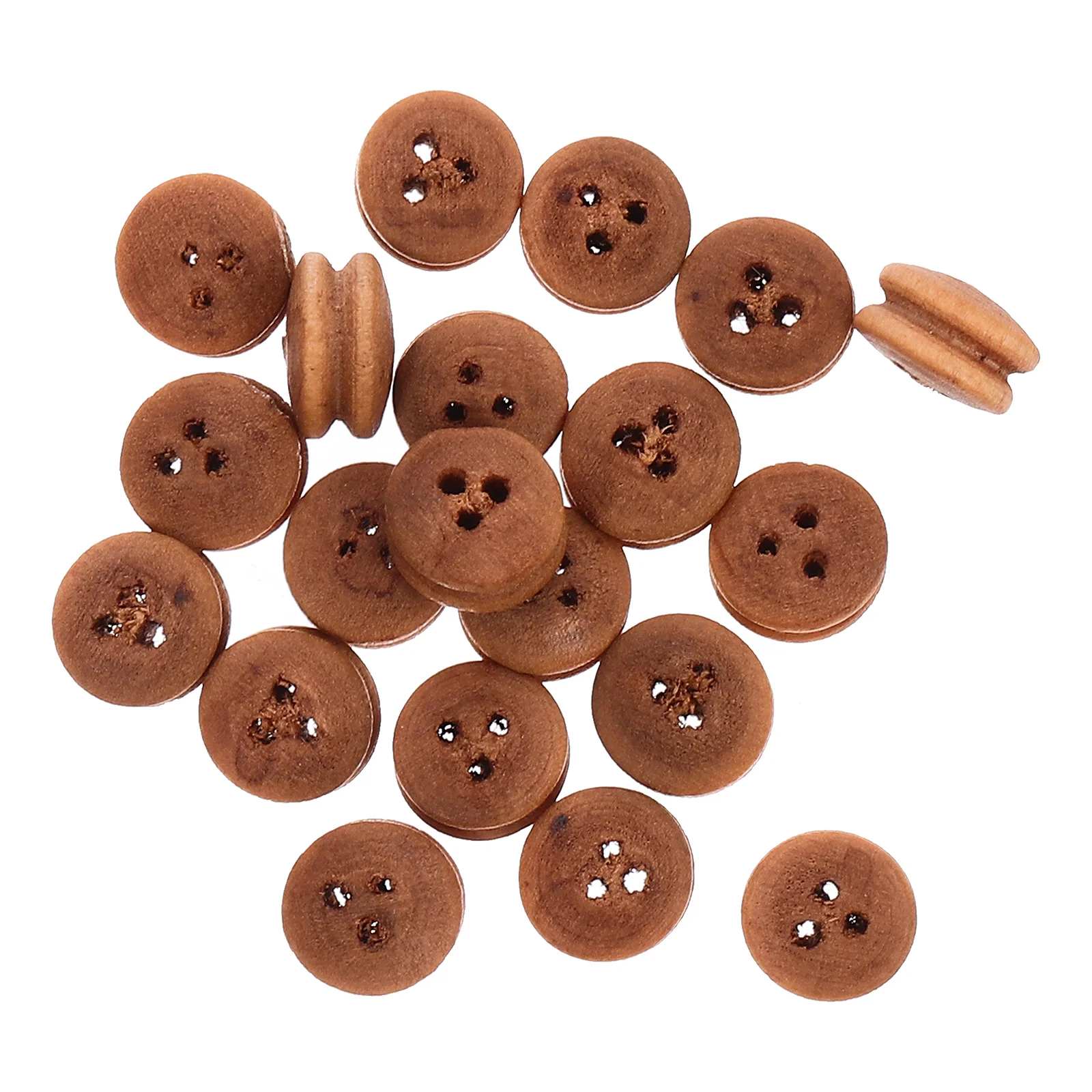 

20 Pcs 4mm Ship Model Pulleys Wooden Craft Accessories for Toy Ships Kids Educational Toy Science Project Miniature Crafts