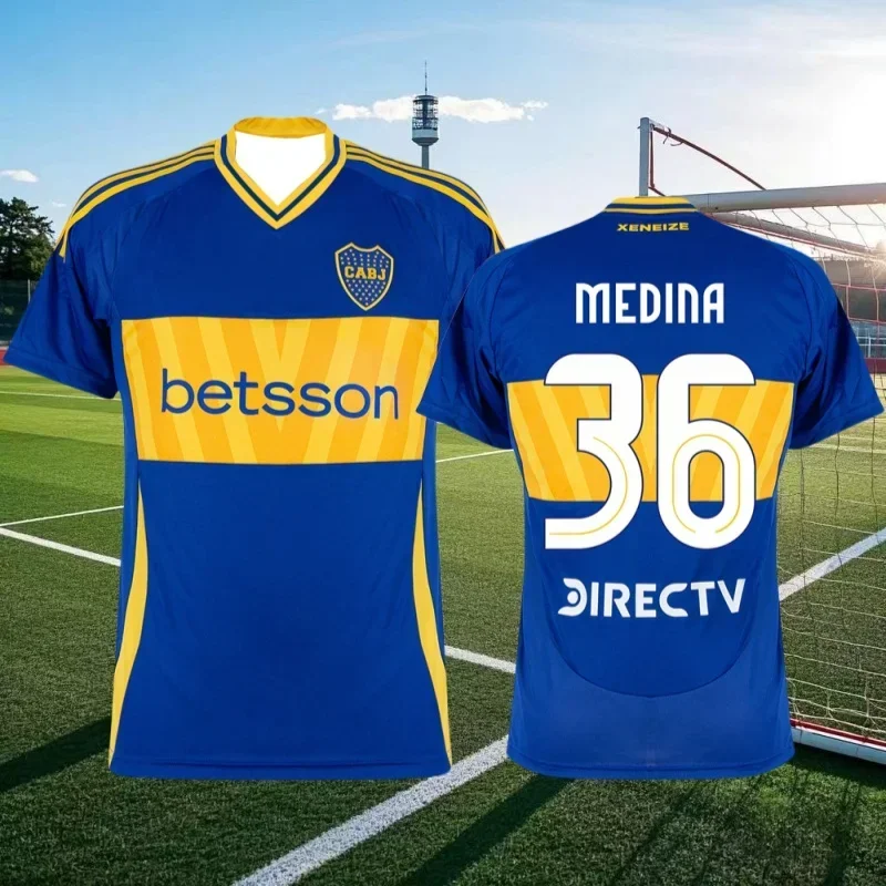 

3D Printed Argentina Football Training Uniform Sweatshirt Fan Jersey Boca Youth 2025 Adult Breathable Comfortable T-shirt