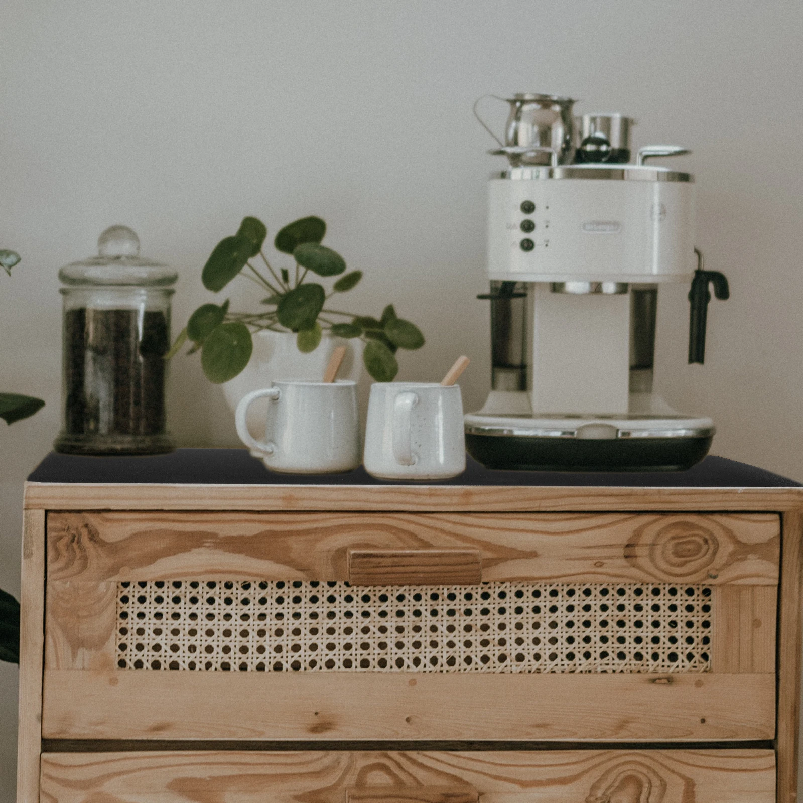 12x20in Coffee Machine Pad Absorbent Nonslip Kitchen Countertop Bar Mat Maker Easy Clean Protect Table Reduce Noise Vibration