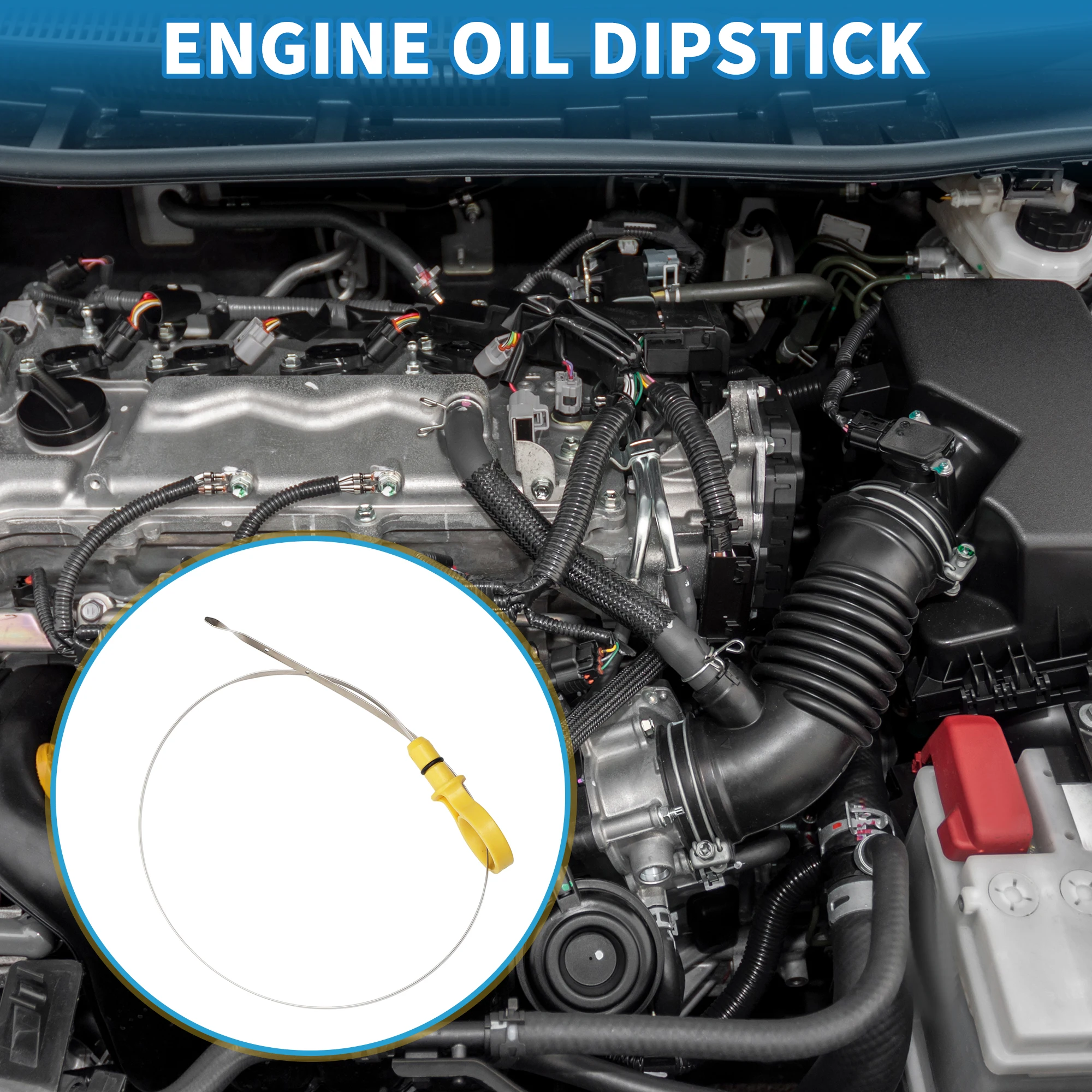 UXCELL Engine Oil Dipstick Oil Level Dip Stick for Ford Fusion 3.0L V6 2006 - 2012