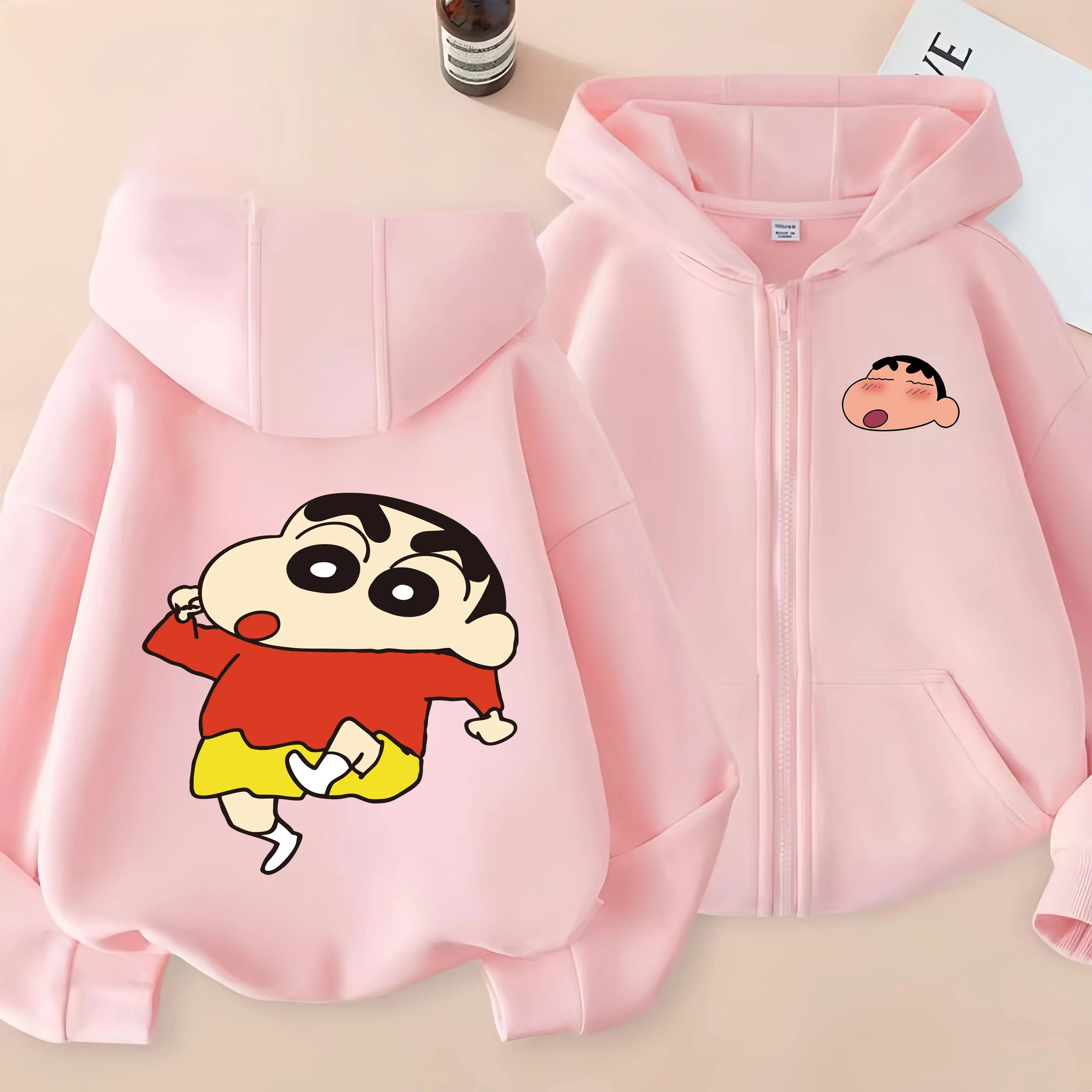 

Ropa de Niño Sudadera con Capucha de Shin-chan Casual y Trendy
