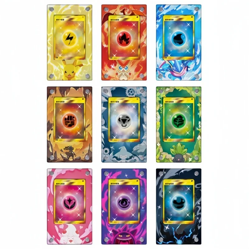 Покемон Пикачу Gengarself акриловая открытка кирпичная щит маленькая фоторамка Витрина коробка классика Аниме Коллекция открыток игрушка подарок