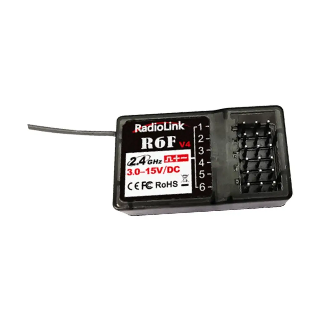 6CH RC Receiver 2.4ghz FHSS PPM PWM for RC Car Truck Boat Transmitter Accessory 400m Remote Control Parts