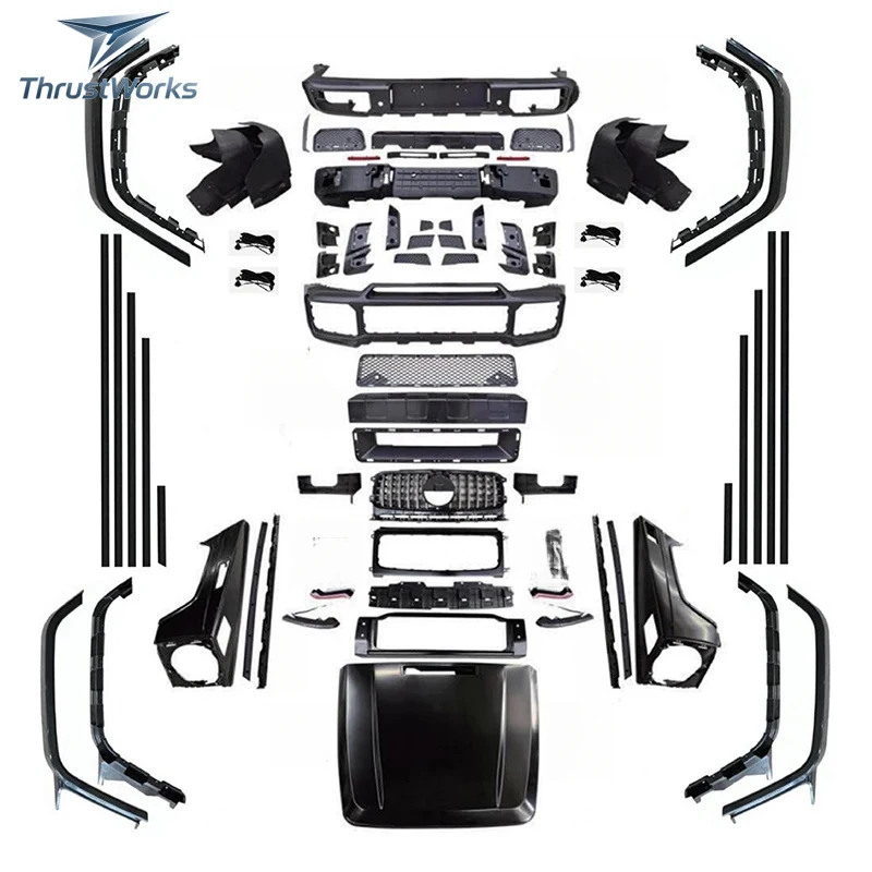 

TOP Car Accessories Surrounds Front And Rear Bumper Modifications Body Kit G-Class W463 To W464 2004-2018 Qua High Quality