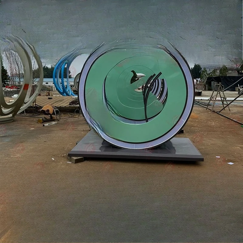 interactive luminous hamster wheel square atmosphere scene parent-child interaction power generation luminous running wheel