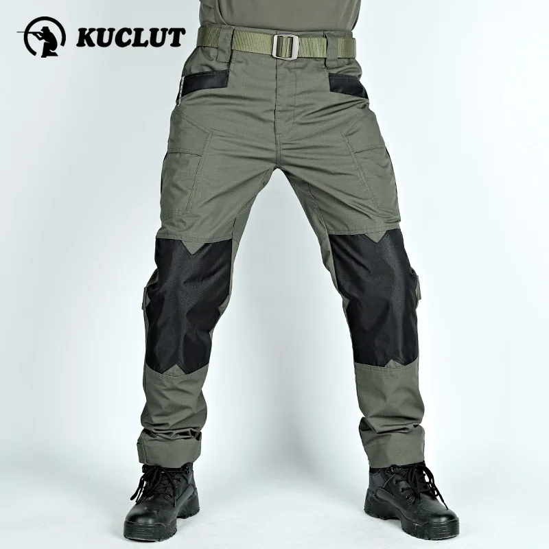 Assault Thin Style Pants Men's Outdoor Tear Resistant and Wear Resistant Tactical Pants Multi Functional Multi Pocket Trousers