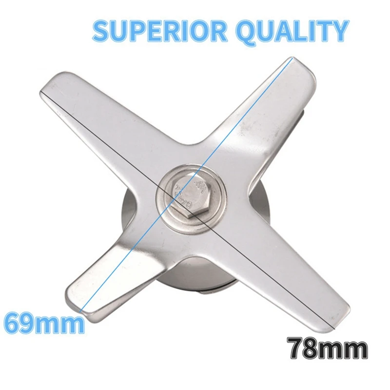 Blenders Blade Mixer Blade For TWK TM-767 TM-800 JTC-767 JTC-800 VITAMIX Stainless Blade Mixer Spare Parts