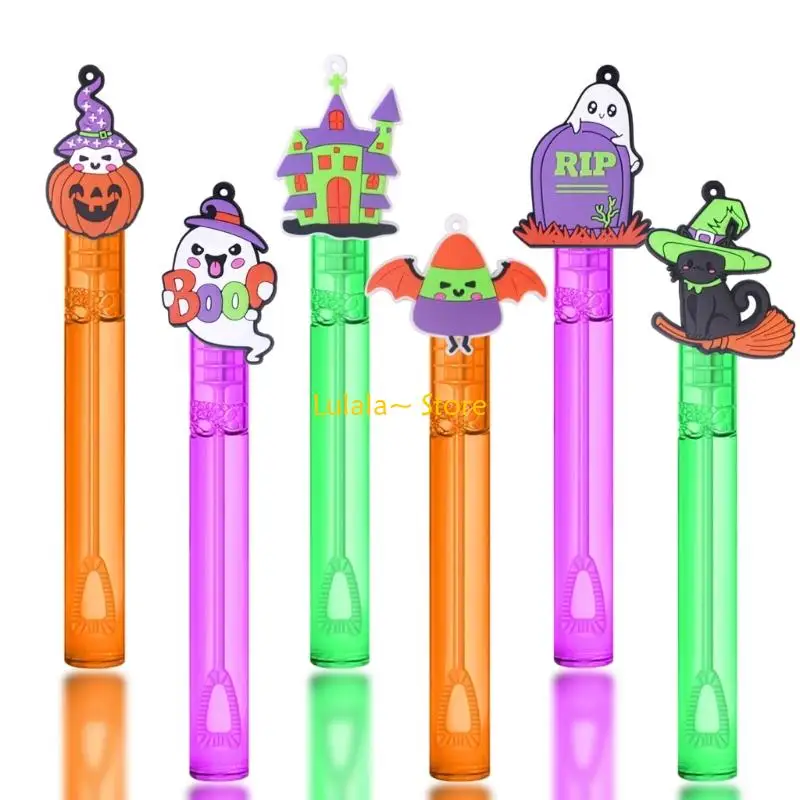 Y4QA Halloween Kids Bubble Blower Giocattolo a forma pipistrello per il divertimento Halloween e il per il
