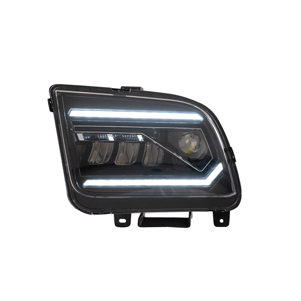 

High Quality Dynamic Projector Lens LED Auto Headlights Assembly for Ford Mustang 2005-2009 Car Front Lamps Upgrade 6500k New