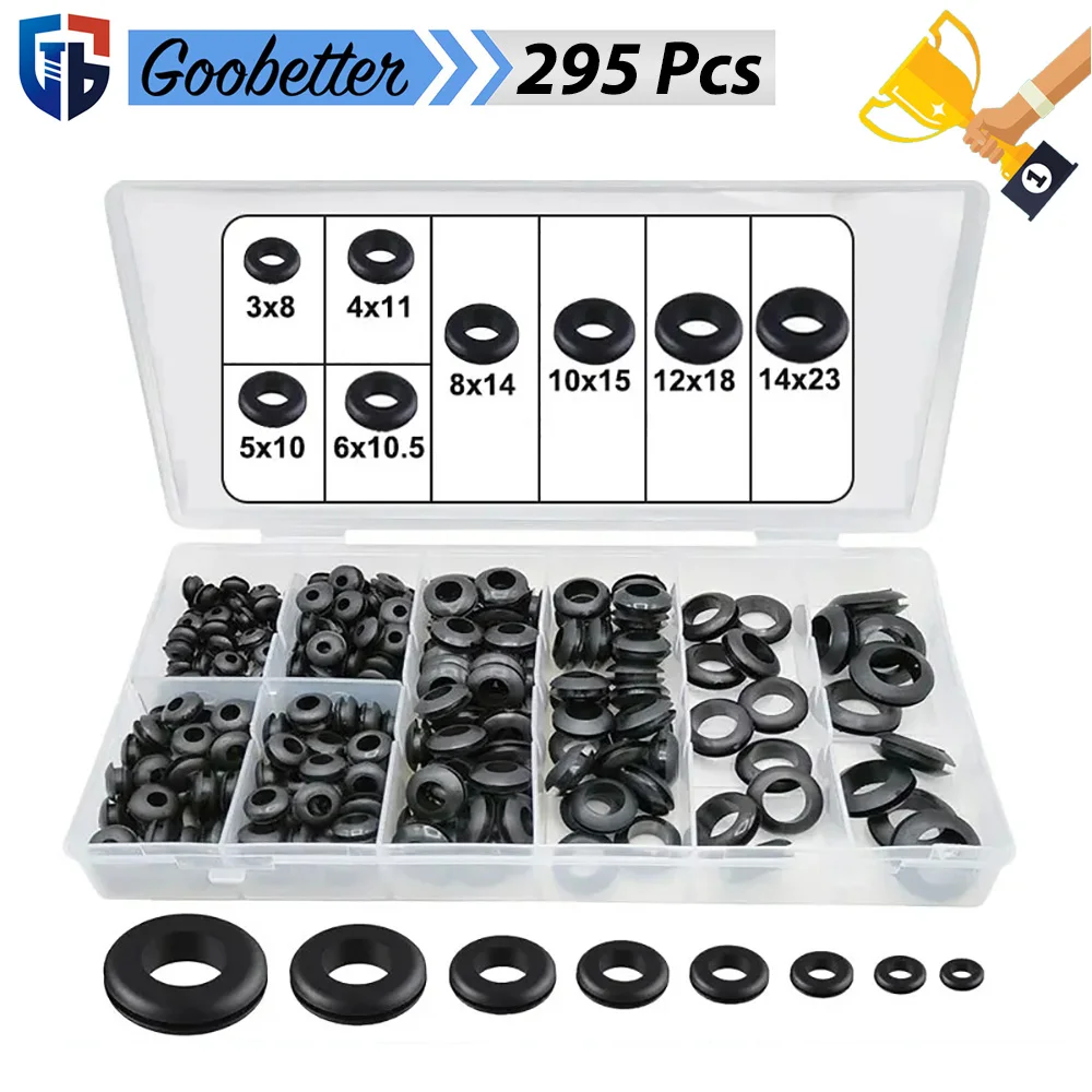 

270Pcs NBR Nitrile Rubber Purple O Ring Set Oil Sealing O-Rings Gaskets Kit Waterproofing Oil-Proof for Hydraulics Pneumatics