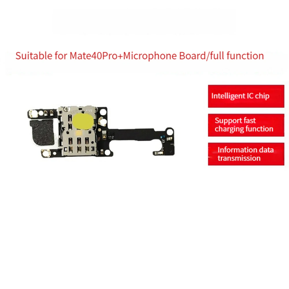 Tail Flex Cable/Microphone Board/1 Set of Mobile Phone Accessories for Huawei Mate 40RS/40Pro/40Pro+ Phone Replacement Fitting