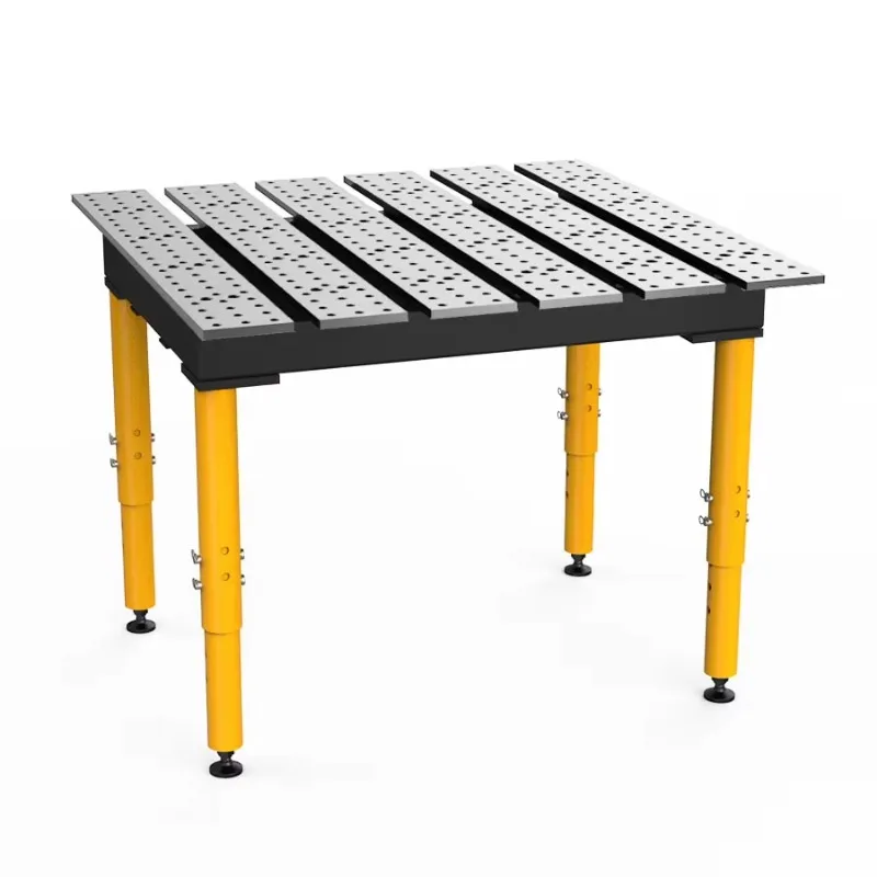 Extremely tough and durable 2D Modular Steel Welding Table Nitrided with welding table accessories