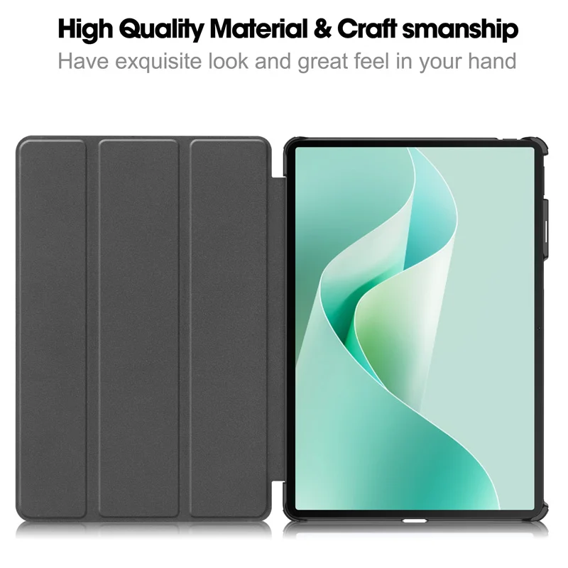 Funda de cuero magnético para Huawei Matepad 11,5 S, cubierta inteligente dura, triple pliegue, para Huawei MatePad 11.5S 2024, TGR-W09 W10