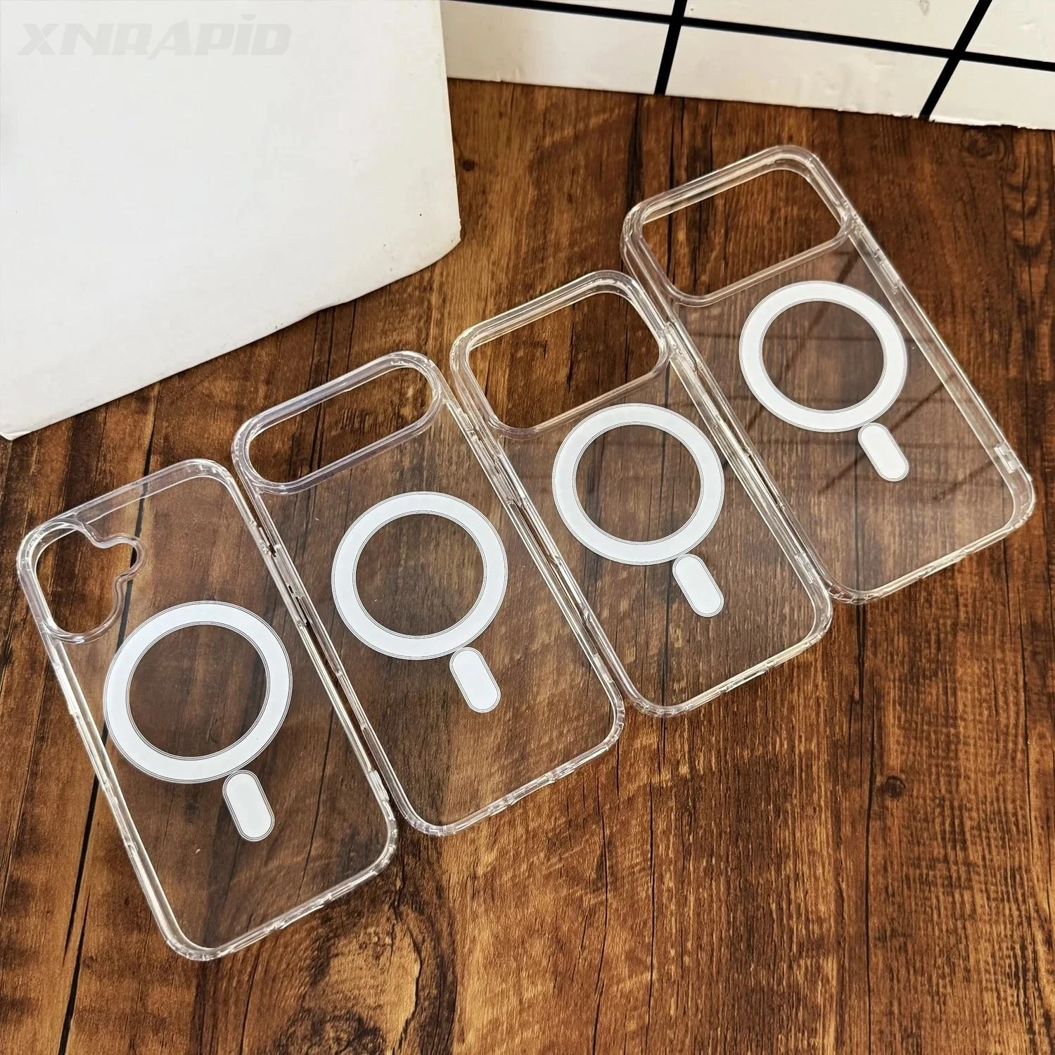 حافظة شفافة لهاتف آيفون 17 برو ماكس 17 اير 17 برو ماجسيف غطاء هاتف ممتص للصدمات خلفي مغناطيسي شفاف لهاتف آيفون 17/17 برو ماكس/17 برو #1