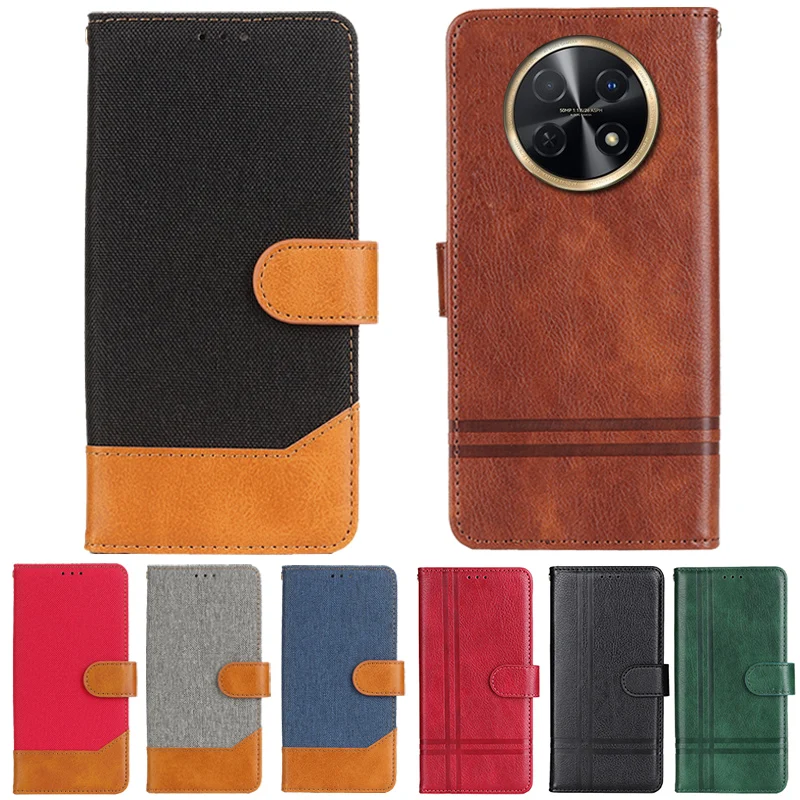 For Huawei Enjoy 60X Case Premium Leather Wallet Leather Flip Case For Huawei Enjoy 60 X Enjoy60X STG-AL00 Phone Case