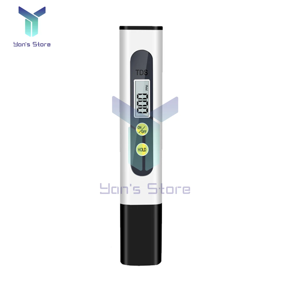 เครื่องทดสอบน้ำดิจิตอล TDS เมตรตัวกรองตรวจสอบคุณภาพน้ำดื่ม0-9999ppm ทดสอบสระน้ำไฮโดรโปนิกส์ในตู้ปลา