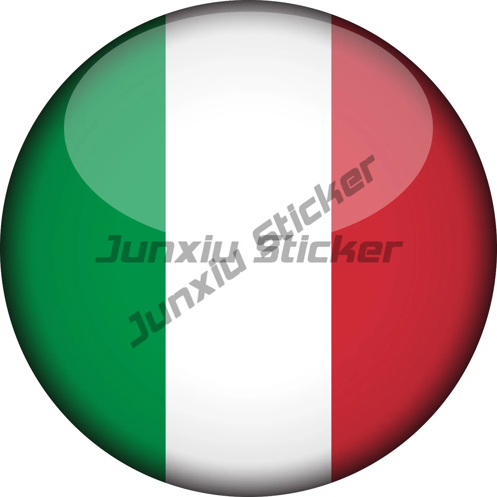 

Italian Flag Sticker, Weather Resistant Bumper, Vinyl Decal