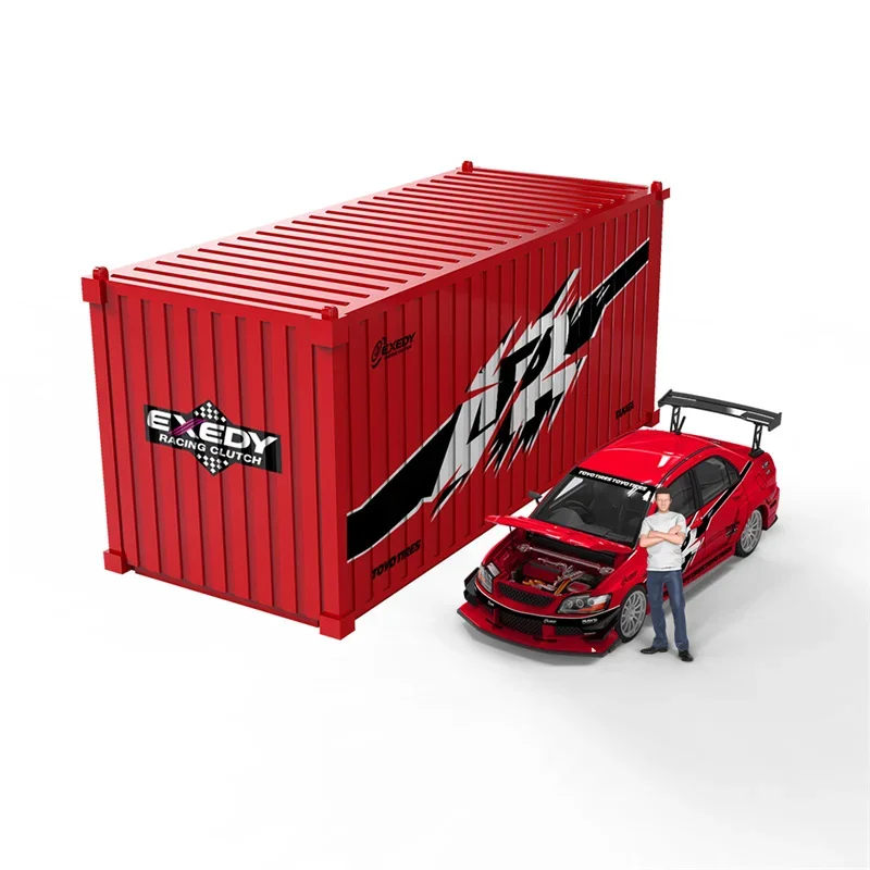 

TimeMicro 1:64 EVO FNF Red Limited999 Die-Cast Car Model Collection Miniature