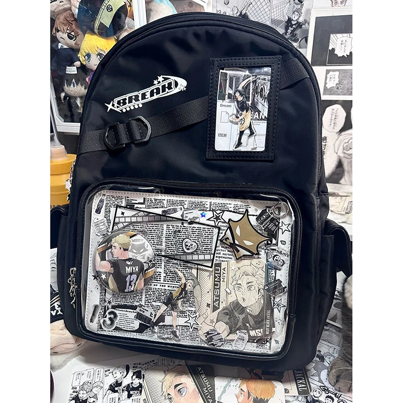 Richme Harajuku Women Ita Backpacks Large Capacity Students Mochila Femenina Fashion New Design Subculture Commute Bag Female