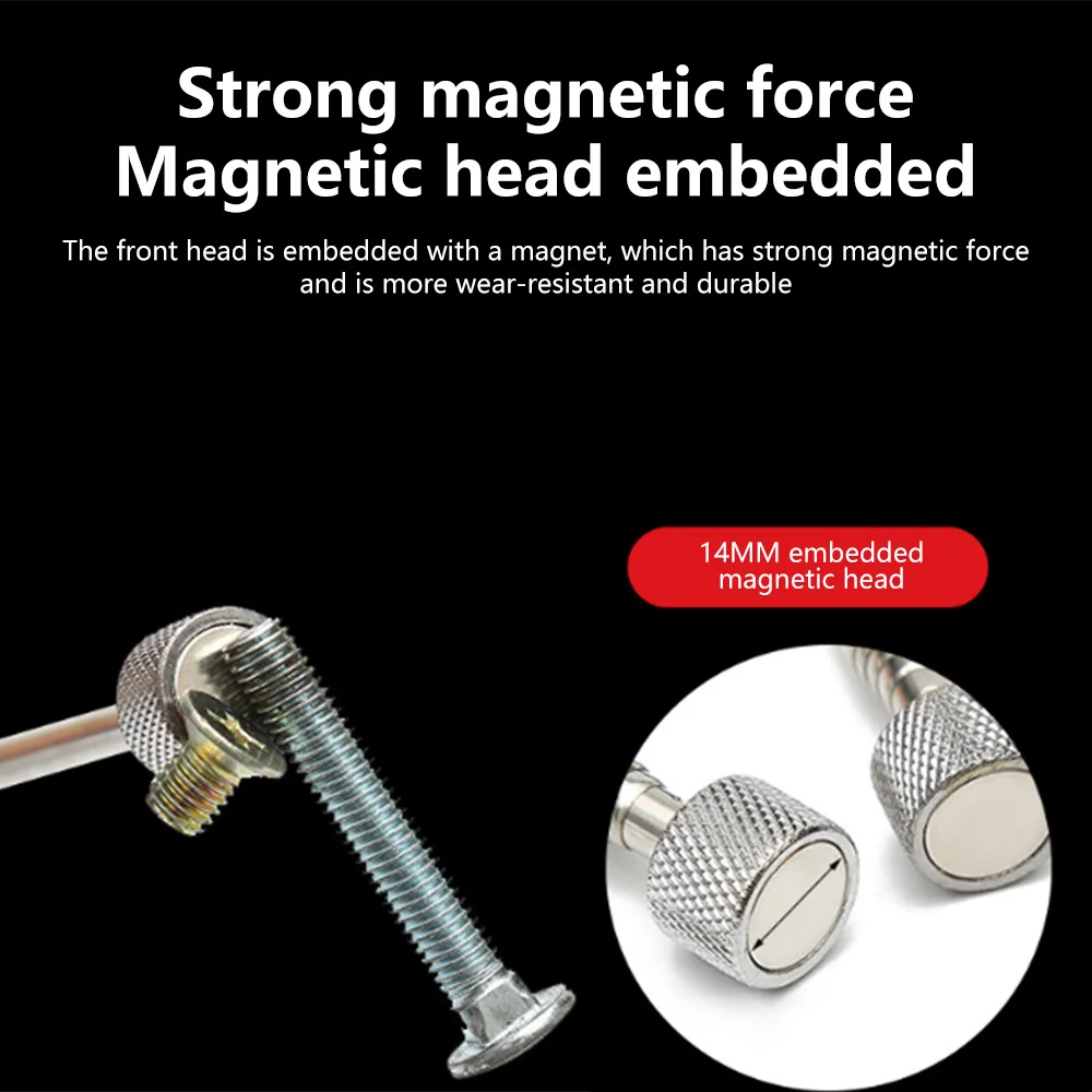 Mini Portatile Telescopico Magnetico Metallo Magnetico Penna Luce Torcia Magnetica Bastone Parte Pickup Capacità Strumento per Raccogliere Dado Bolt