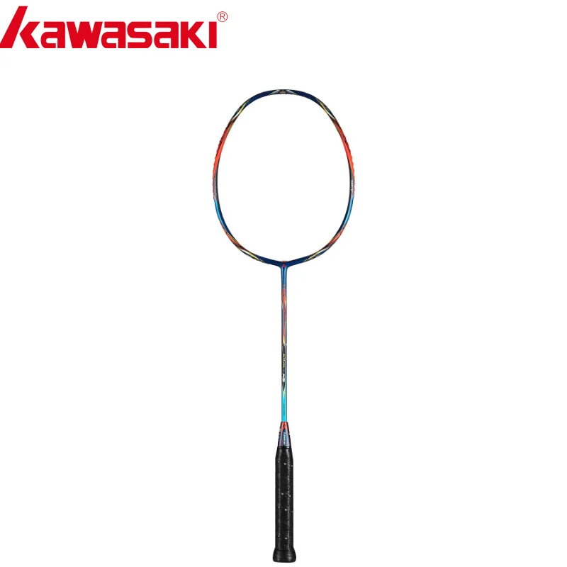 Kawasaki Original Badminton Racket King K9 All-around Type T Join Power Carbon Fiber Racquet For Intermediate Players