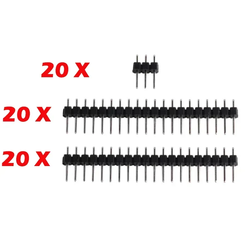 5PCS / 10PCS /20PCS 2.54mm Pin Header Kit for Raspberry Pi Pico