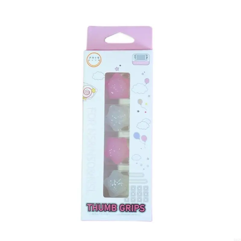 4Pcs Thumbstick Caps Cartoon Pattern Caps for NS2 Thumb Covers Game Controller Analog Caps K92C