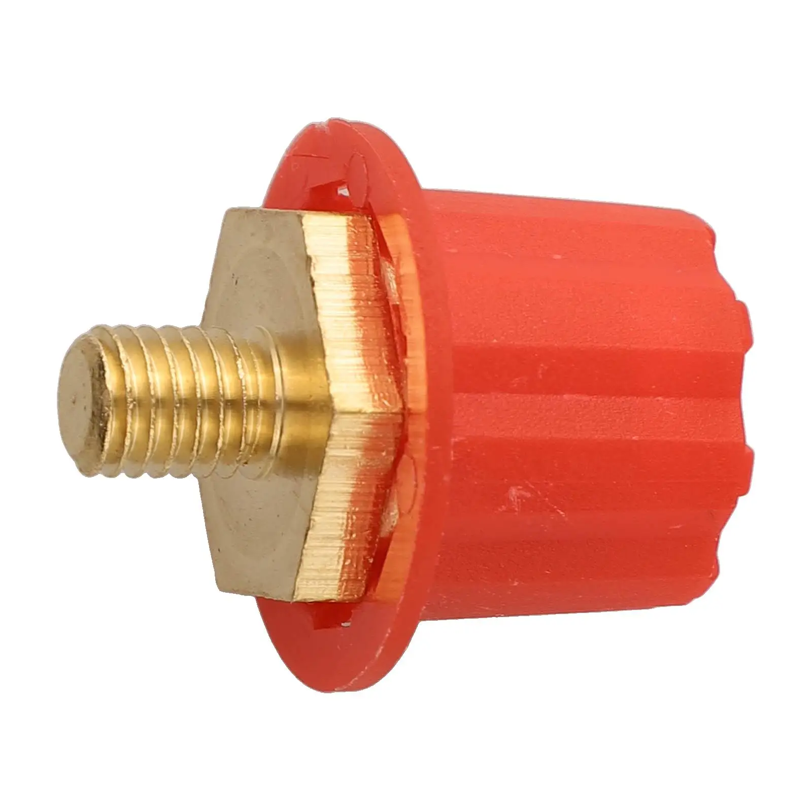 1 Pair 250A M8 Positive Negative Battery Terminal Adapter Brass Conductor PA66 Housing For Car Boat Truck Generator Repair