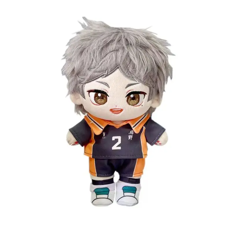 

Stuffed 20cm Anime Haikyuu Sugawara Koushi Cute Plush Dress-up Cotton Doll Body Plushie Toys Cosplay Room Decor Birthday Gift