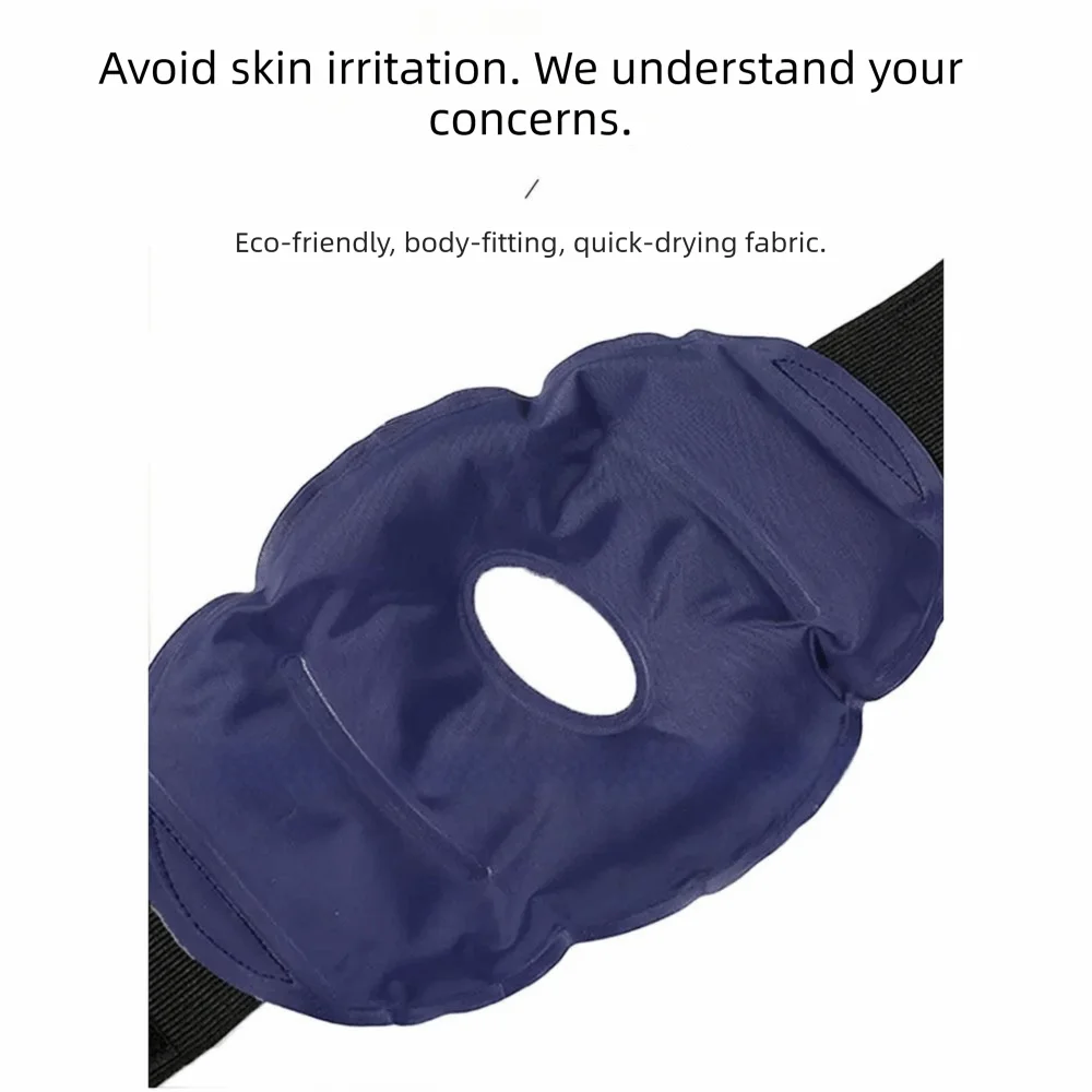 Hot And Cold compress Knee Ice Pack Wrap Dual Temperature Reusable Gel Knee Pack Flexible Adjustable Strap Knee Wrap