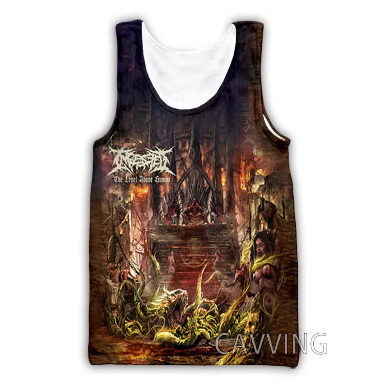 CAVVING 3D Printed  Ingested Rock  Tank Tops Harajuku Vest Summer Undershirt Shirts Streetwear for Men/women