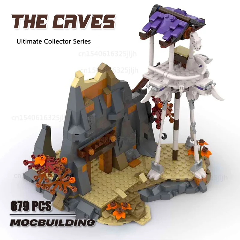 Movie Scence Caves of Despair MOC Building Blocks DIY Assembly Bricks Technology Collection Model Children Toys Xmas Gifts