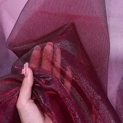 1/2 Meter Organza Glitter Tulle Fabric Skirt Dress Clothing Decoration Material Cloth DIY Sewing Handmade Fabric By Meter