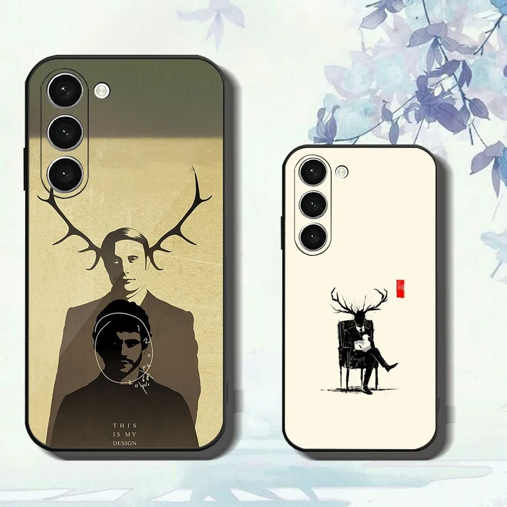 Hannibal Will Graham Phone Case For Samsung Galaxy A52 A12 A51 S21 Edge S22ULTRA S23 S20LITE Plus Ultra Black Cover