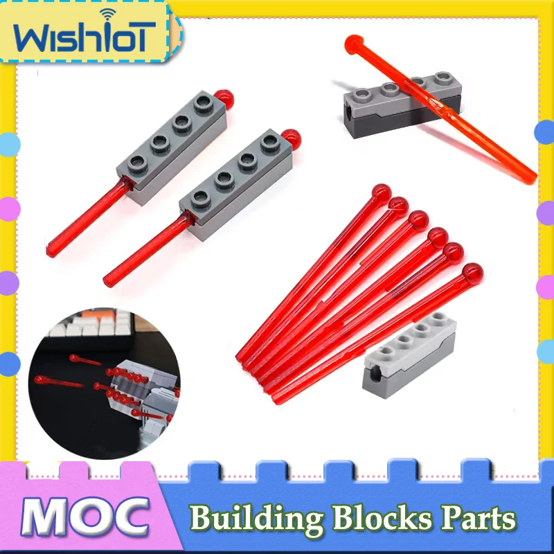 Military Series Launcher Bullets Technical Building Blocks Parts Puzzle Toy Shooting DIY Assemble MOC Bricks For 15301 15303