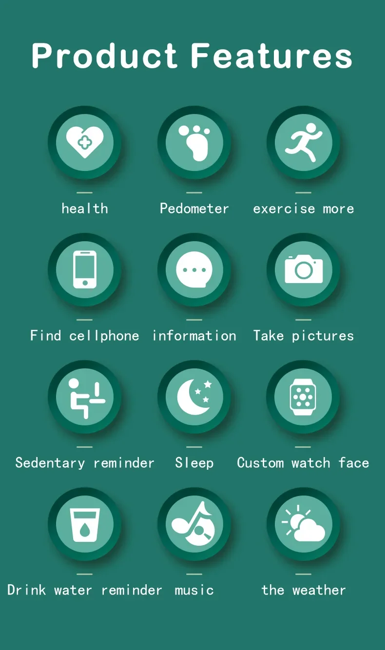 FD68S Smart Watch Men Women Smartwatch Heart Rate Blood Fitnes Tracker Touch Screen Sports Watches Bluetooth For IOS Android