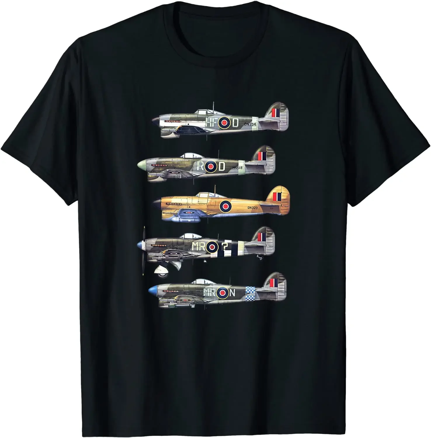 

Hawker Typhoon WW2 Fighter Men T-Shirt Short Sleeve Casual 100% Cotton O-Neck Summer Tees