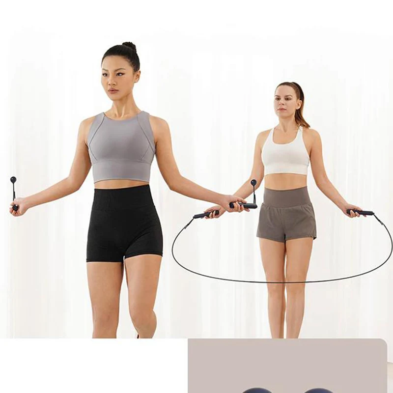 Original Xiaomi Mijia Smart Rope Skipping Adjustable Corded Cordless Dual Mode Count/Timer For Sport Bodybuilding Lose Weight