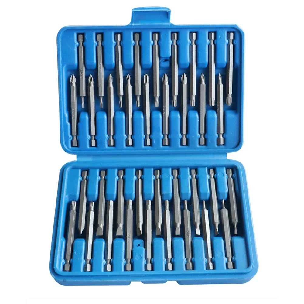 

Extension Rod Screwdriver Bit Set Convenient Storage Hexagonal Handle Hollow Plum Blossom Bit Excellent Torque