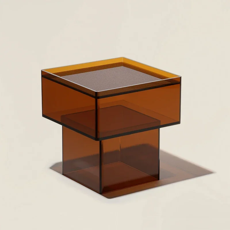 Nordic sofa small side few modern simple acrylic corner few model room storage magazine rack bedroom bedside table cabinet