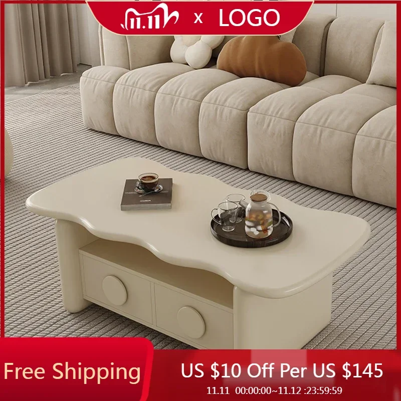 

Antique Standing Coffee Table Luxury Nordic Living Room Space Saving Side Table Unique Computer Mesas Bajas Patio Furniture