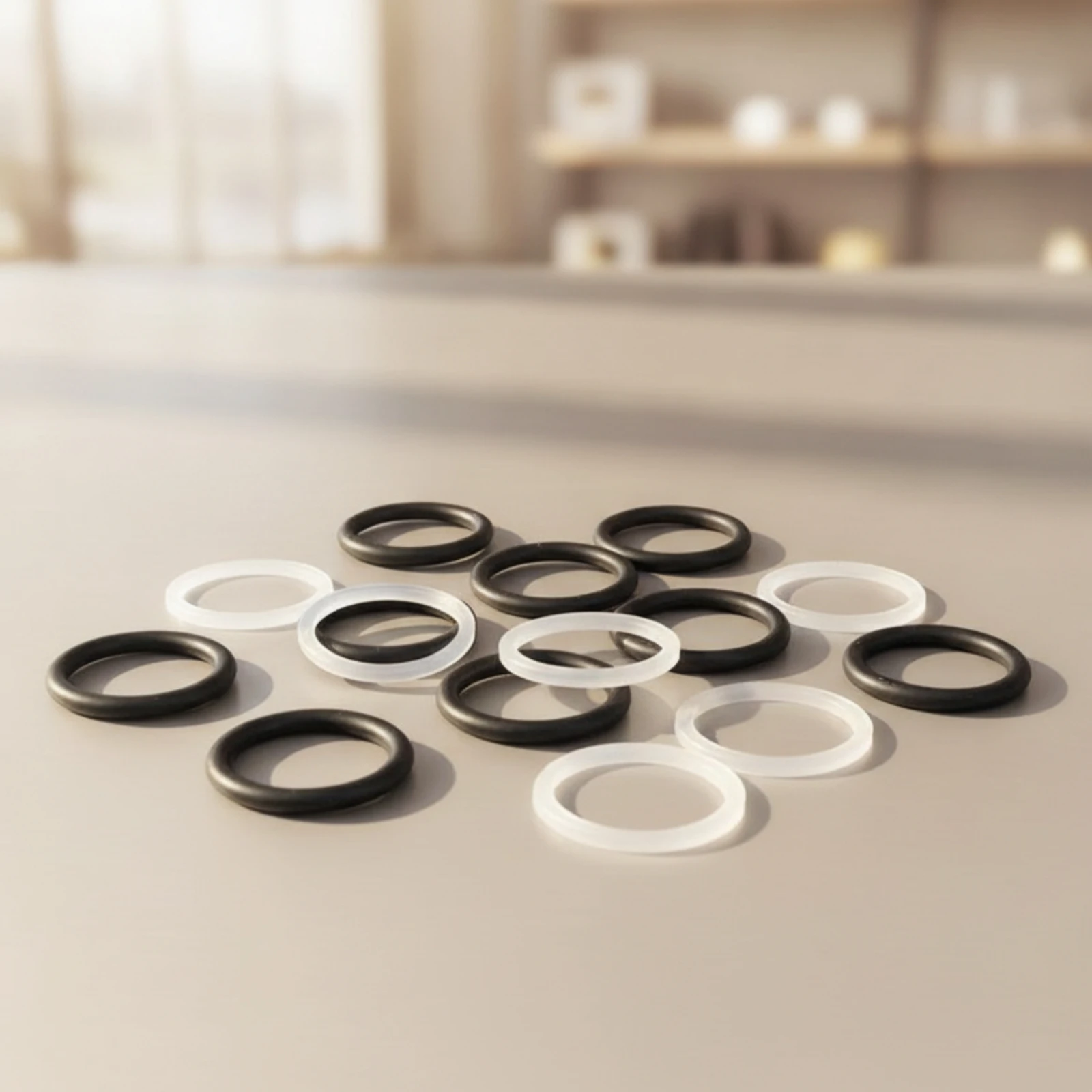 12 Pieces Hydraulic Jack Seals Replacement Jack Sealing Rings Seal Seal Flat O-Seal Circular for Mechanics