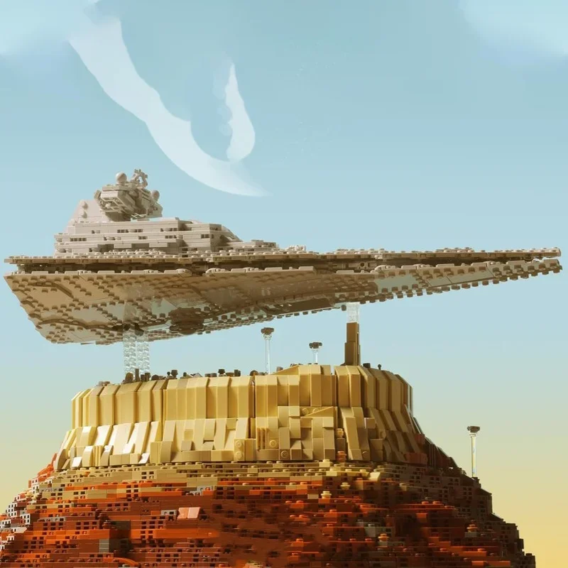 

5098pcs MOC The Empire Jedha City Space Wars Model Building Blocks Architecture Assembly DIY Creative Idea Display Brick Gift