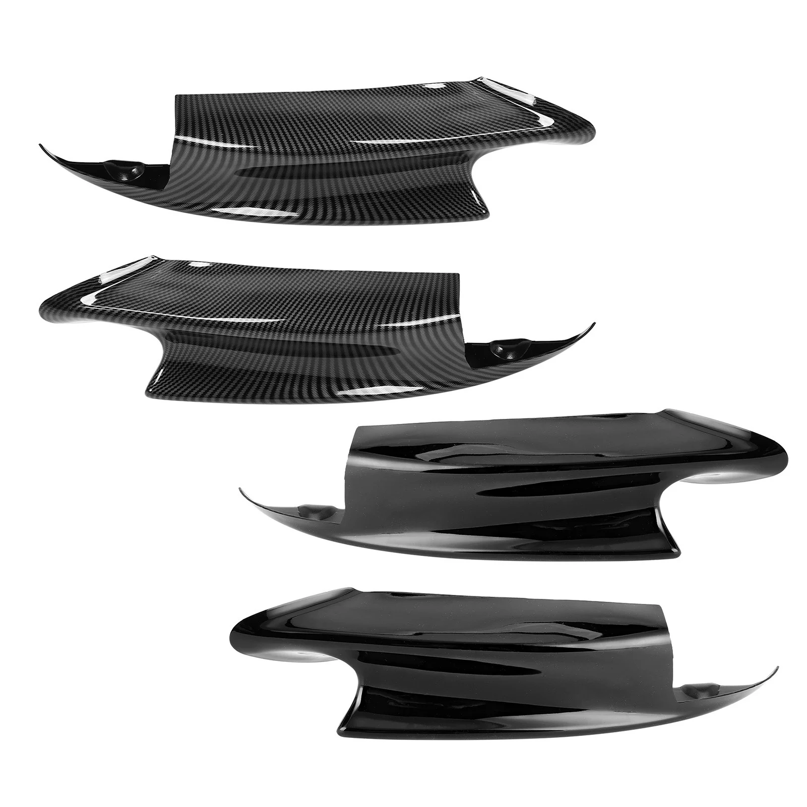 

Front Bumper Deflector Pair Front Bumper Spoiler Lip Deflector Splitter Fit for E90 E92 E93 M3 2007‑2012
