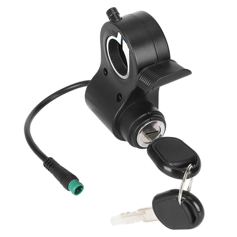 Electric Scooter Lgnition Lock For Kukirin For G2 For Pro For Max 5pin Integrated Throttle Switch Lock With Key Accessories