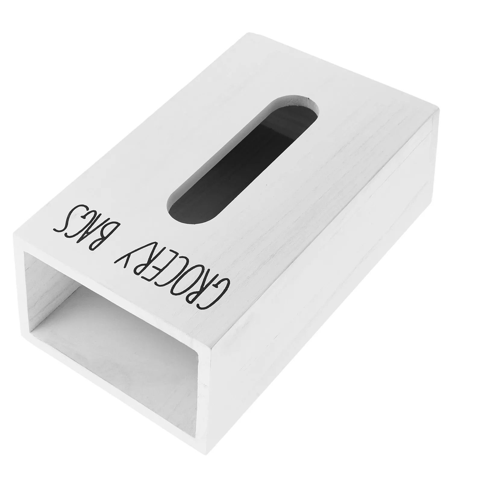 

Деревянный органайзер-диспенсер для мусорных пакетов в стиле фермерского дома, большой емкости, для дома и офиса