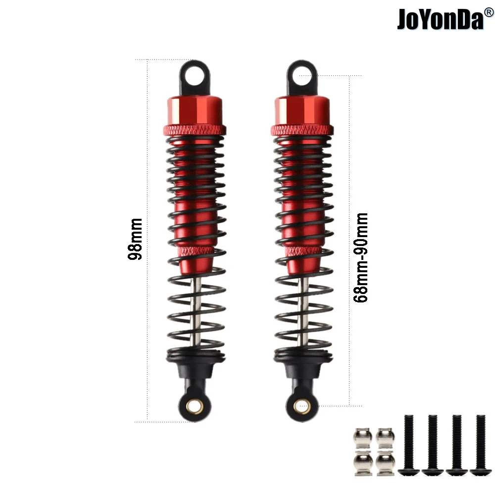Aluminiowy amortyzator olejowy 75MM 80MM 90MM do samochodów RC 1/10 dorosłych Tamiya CC01 Axial SCX10 D90