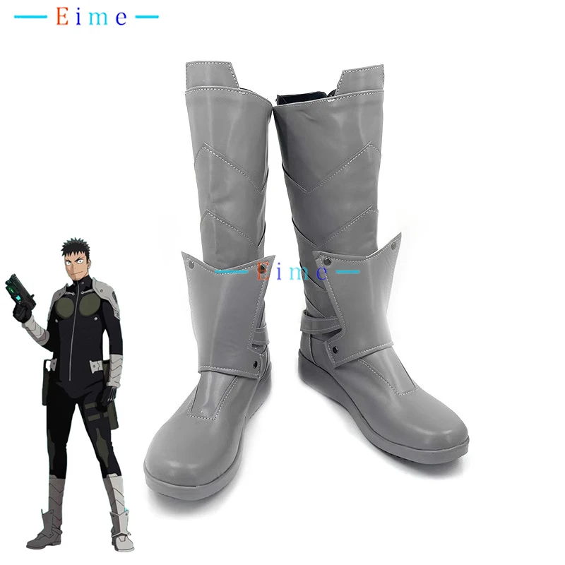 Hibino Kafka Cosplay Shoes Anime Kaiju No 8 Cosplay Props PU Leather Shoes Halloween Carnival Boots Custom Made